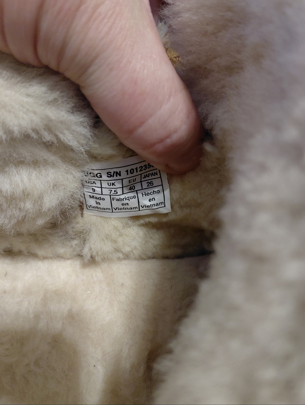UGG Cream Shearling-Lined Slip-On Mule Camel - Picture 5 of 6
